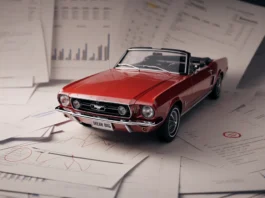 Šiek tiek ne vietoje esantis automobilis, apsaugantis nuo finansinių dokumentų.