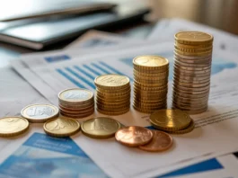Organizuotos krūvos euro monetų ir finansinių dokumentų asmenims ir įvairiems verslo subjektams.