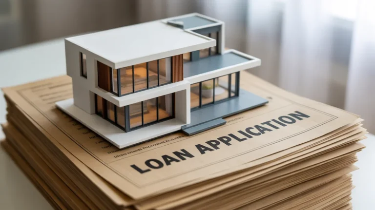 Miniatiūrinis šiuolaikinių finansinių paskolų dokumentų modelis.