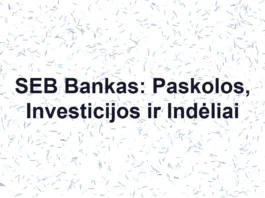 Iliustracija straipsniui: SEB Bankas: Paskolos, Investicijos ir Indėliai
